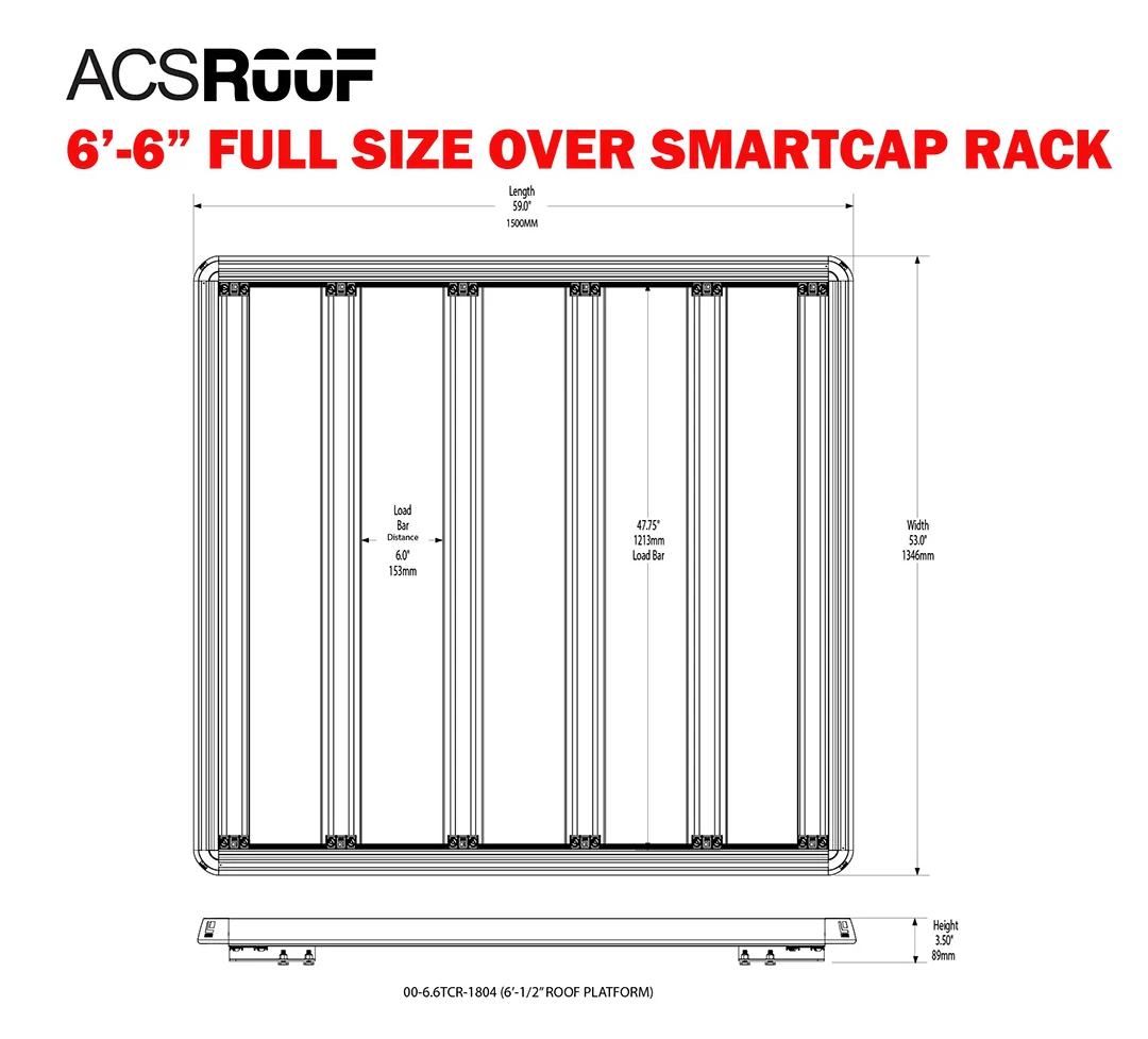 Leitner Designs ACS ROOF | Over Truck Cap Platform | Smartcap