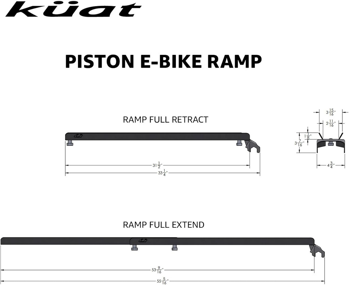 Kuat Bike Ramp | Piston Pro/ Piston Pro X Bike Rack Accessories
