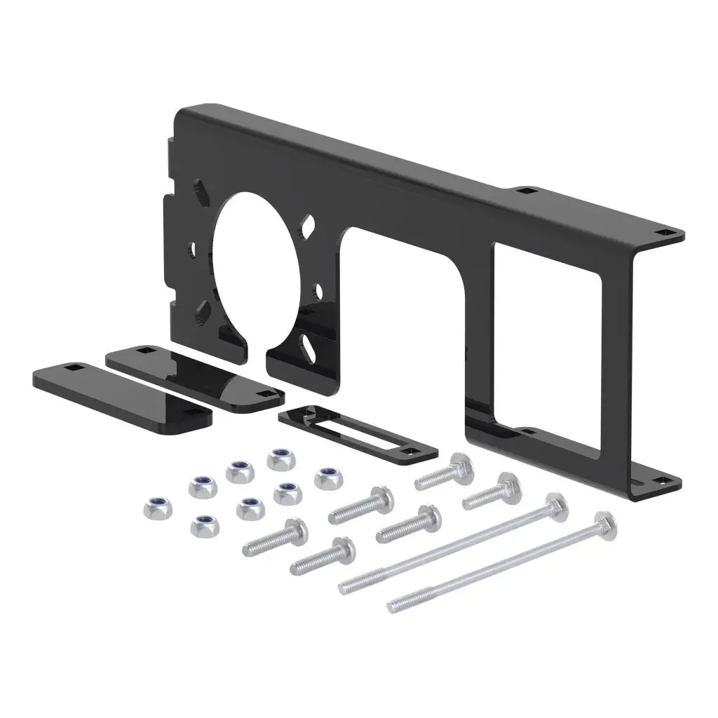 Curt Easy-Mount Wiring Bracket For 4 Or 5-Flat & 6 Or 7-Round (2 In Receiver) Hitch Accessories