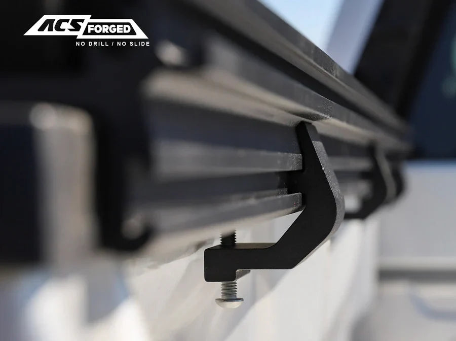 Leitner Designs ACS Forged No Drill | 2007 to 2024 Chevrolet GM 2500HD 8'0" Bed Bed Racks