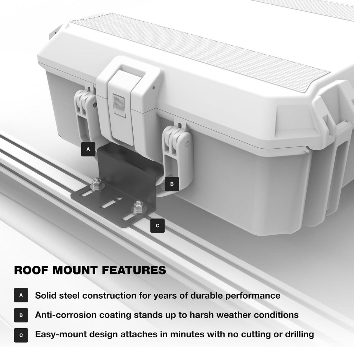 PELICAN LGMT-001V Vault Case Roof Mount Rack Accessories
