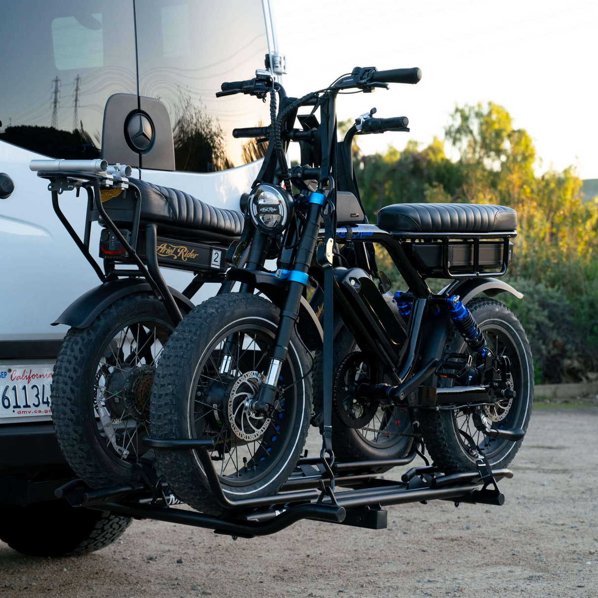 MotoTote Mini Dual Bicycle Rack for Two E Bikes Bike Racks - Modula Racks