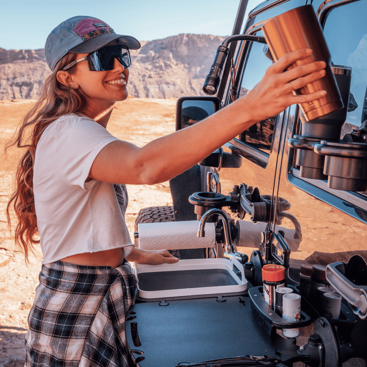 SeaSucker RV Kitchen Station Camp Kitchen - Modula Racks