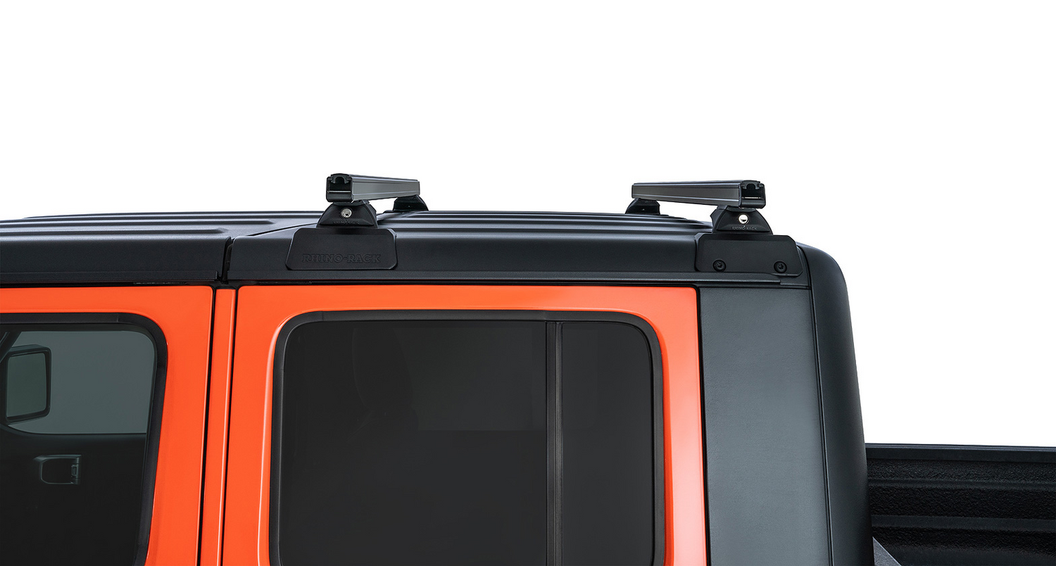 Rhino-Rack Heavy Duty Backbone Roof Rack with RCL Legs | Jeep Gladiator 20 to 23 Roof Racks - Modula Racks