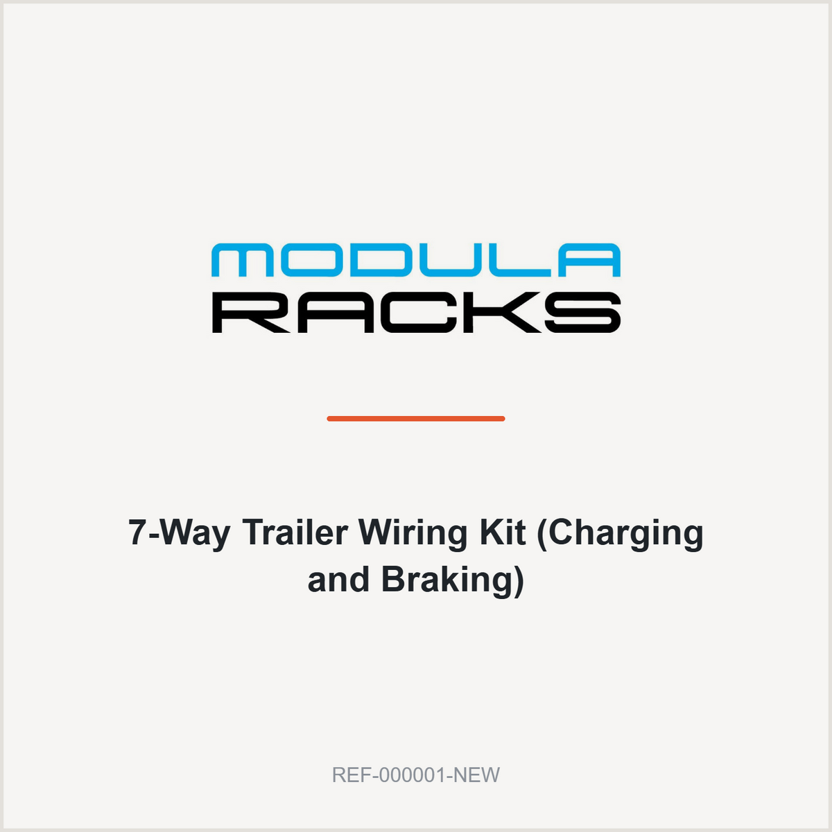 Modula Racks 7-Way Trailer Wiring Kit (Charging and Braking)