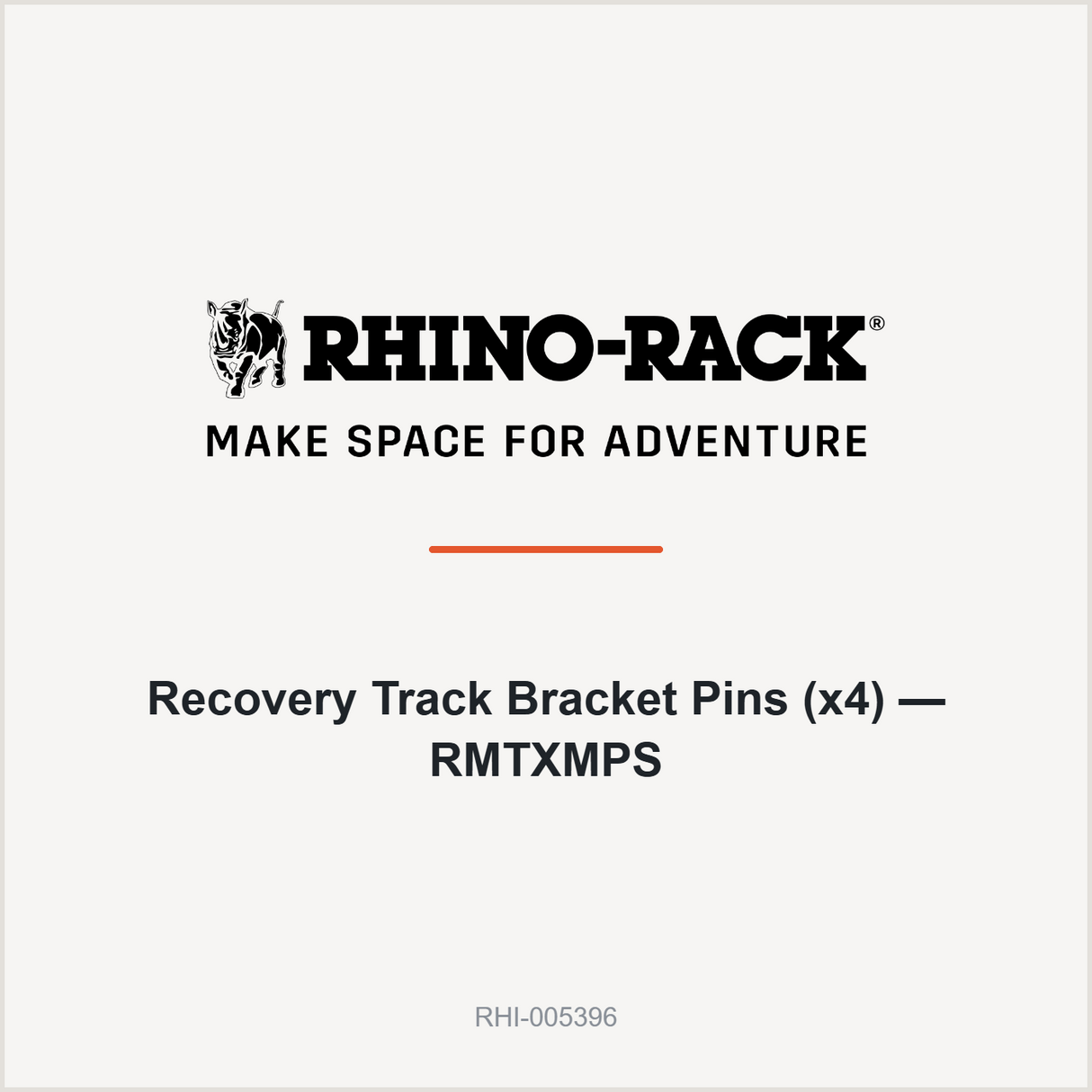 Rhino-Rack Recovery Track Bracket Pins (x4) — RMTXMPS