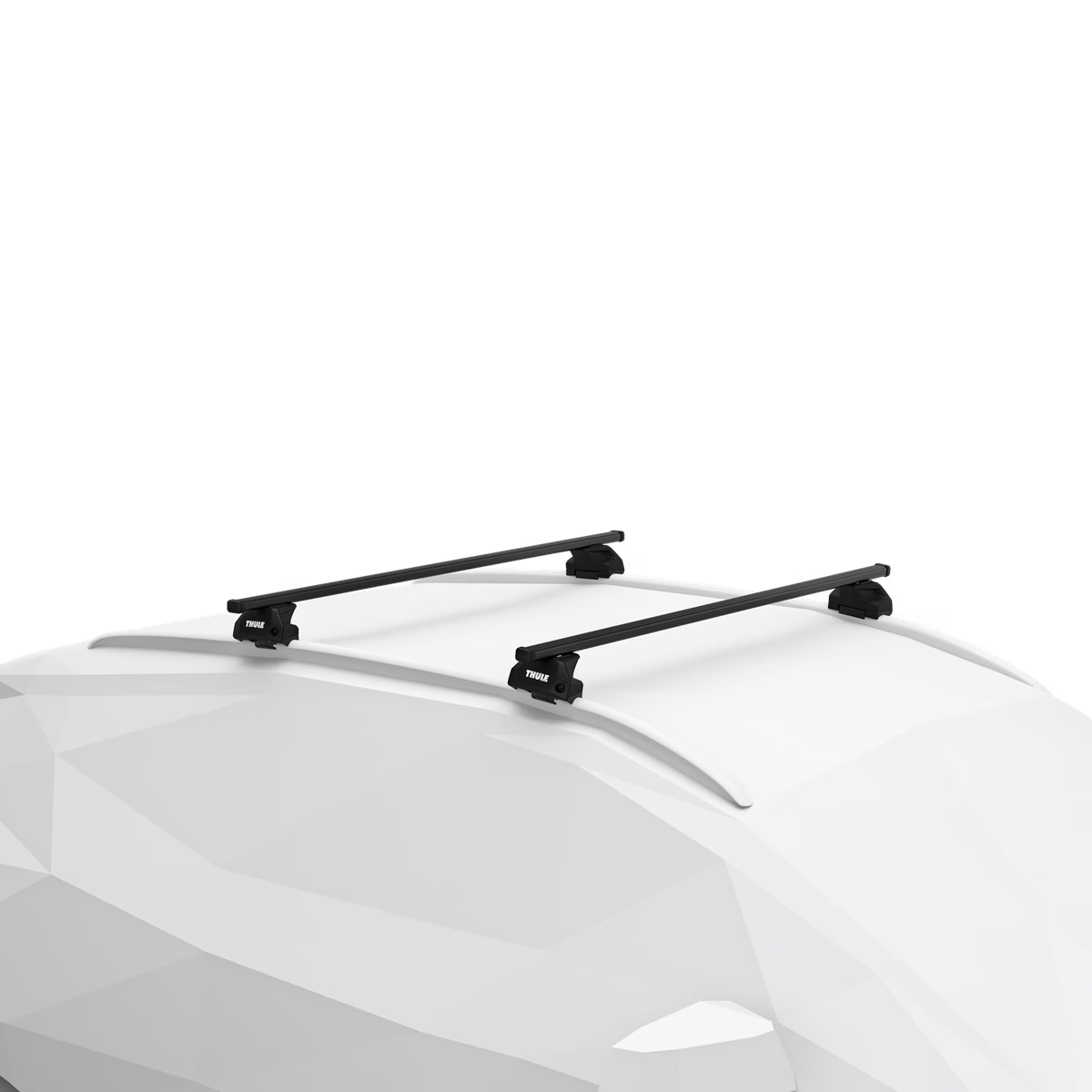 Thule SquareBar Evo Kit for Hyundai Kona SUV 5-dr w/ Flush Rails 2018 to 2023 Roof Racks