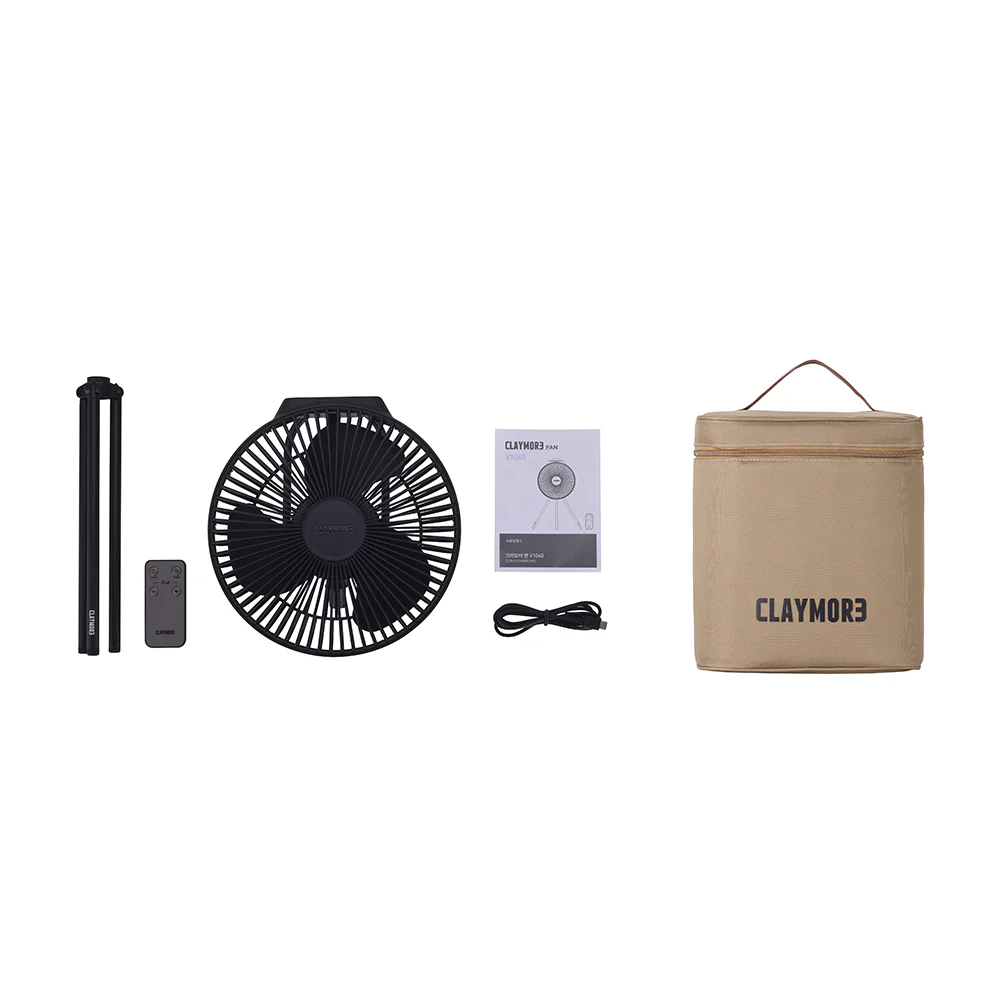 Claymore V1040 Rechargeable Portable Fan Rooftop Tent Accessories