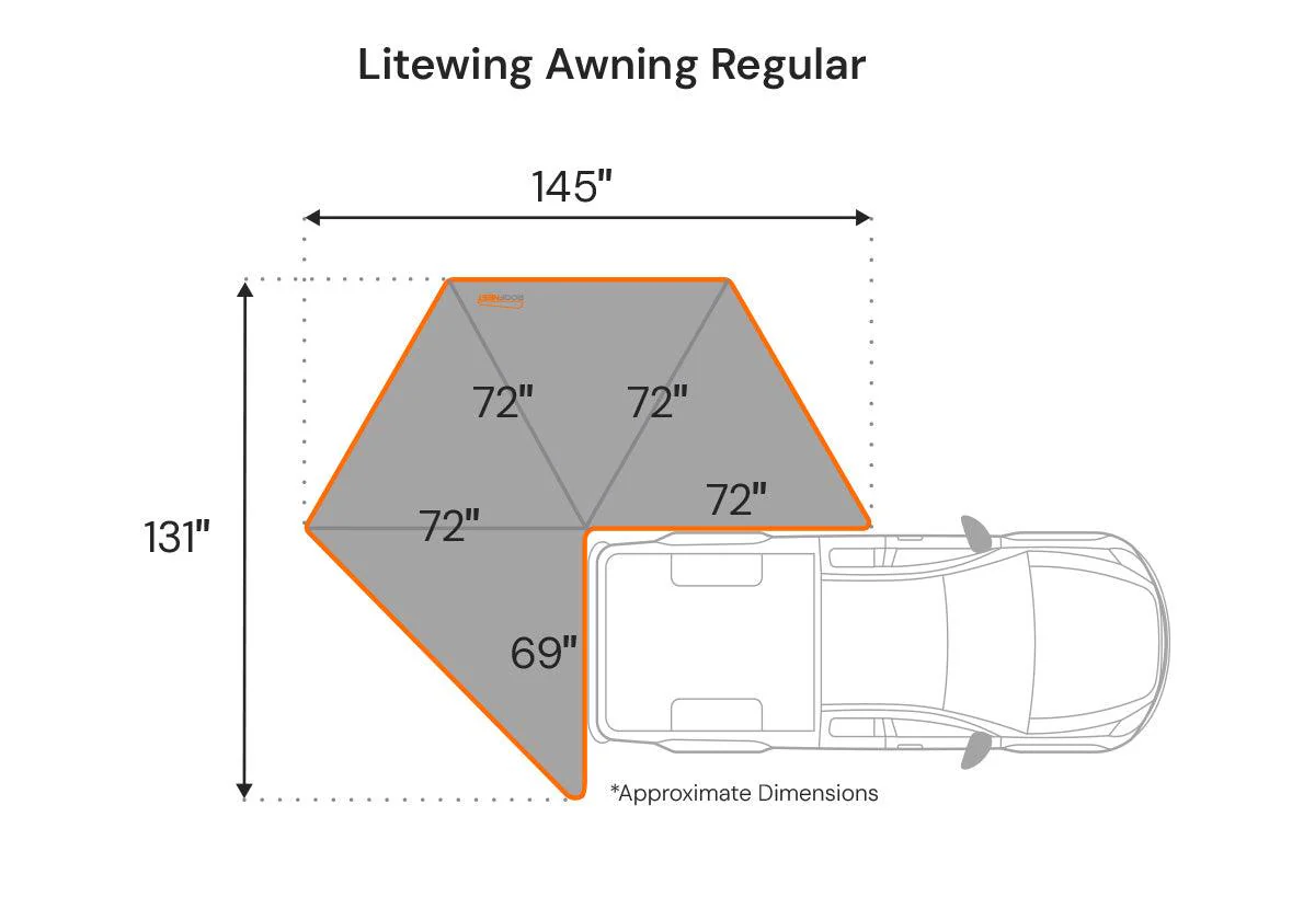 Roofnest Litewing Awning Awnings