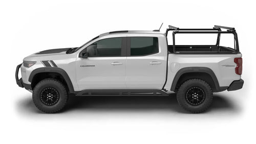 Chevrolet truck with a Leitner ACS Forged bed rack