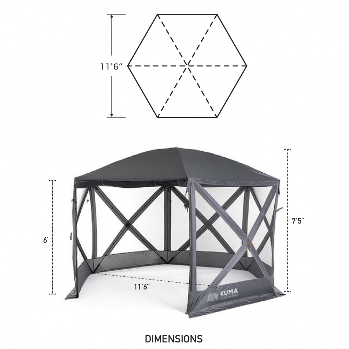 Kuma Outdoor Gear Bear Den Gazebo Shade - Modula Racks