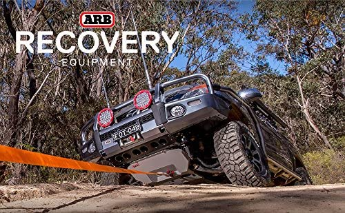 ARB Recovery Strap; Snatch Strap; 2-3/8 Inch x 30 Foot; 17,500 Pound Capacity; Without Sleeve; Orange; Nylon  - Modula Racks