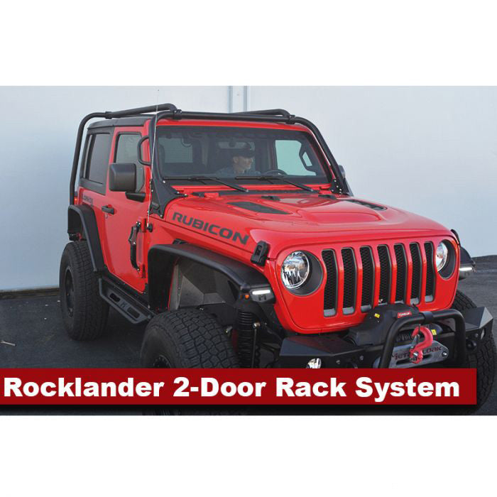 Adventure Rack Systems 2-Door Rocklander Rack System | JL Wrangler Roof Rack Kit - Modula Racks