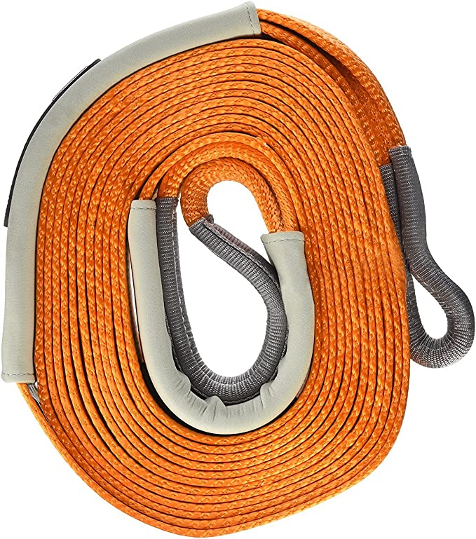 ARB Recovery Strap; Snatch Strap; 2-3/8 Inch x 30 Foot; 17,500 Pound Capacity; Without Sleeve; Orange; Nylon  - Modula Racks