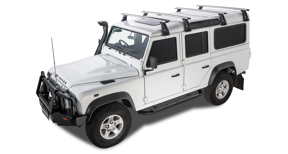 Rhino-Rack Vortex RL210 Roof Rack | LAND ROVER Defender 110 4dr 4WD 93 to 94 Roof Rack Kit - Modula Racks
