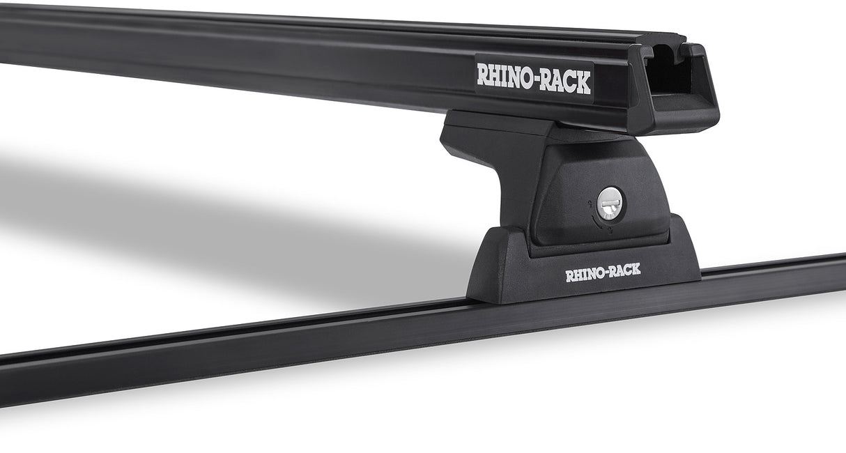 Rhino-Rack Heavy Duty RLT600 Trackmount Roof Rack | NISSAN Titan (Incl. XD) 4dr Pick Up Crew Cab 16 to 20 Roof Rack Kit - Modula Racks