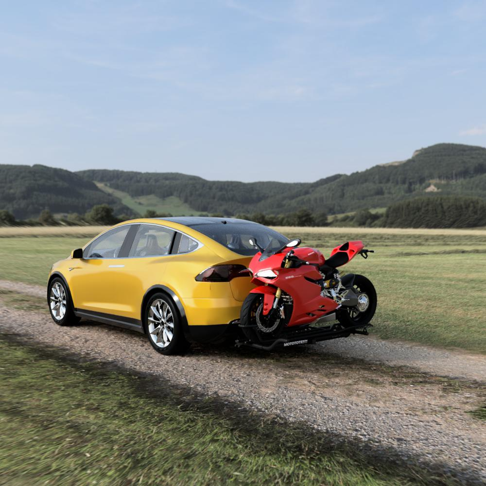 MotoTote Max+ Motorcycle Carrier Motorcycle Rack - Modula Racks