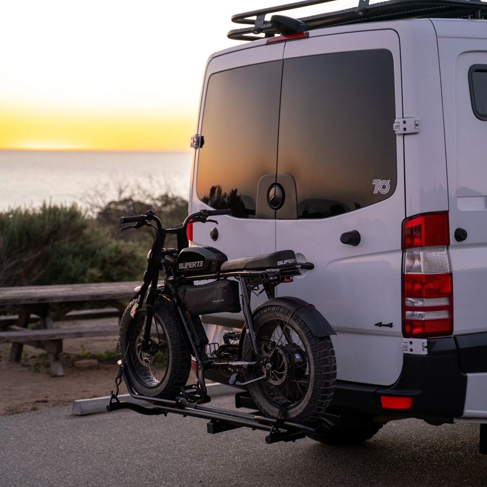 MotoTote Mini Bike Rack for Electric Bikes Hitch-Mount Platform Bike Rack - Modula Racks