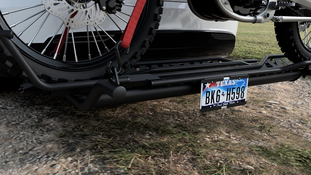 MotoTote License Plate Holder - Modula Racks
