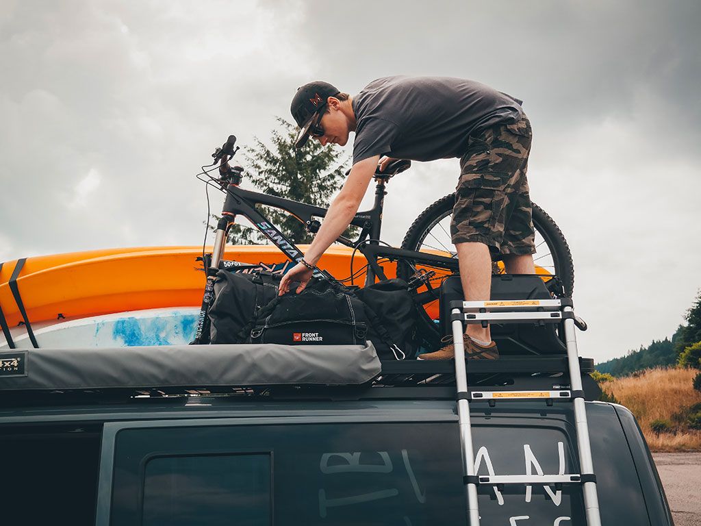 Front Runner Aluminium Telescopic Ladder / 2.6m - Modula Racks