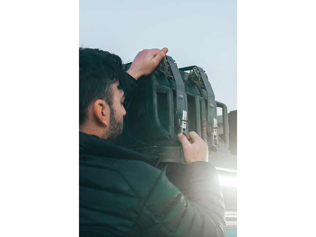 Front Runner Double Jerry Can Holder  - Modula Racks