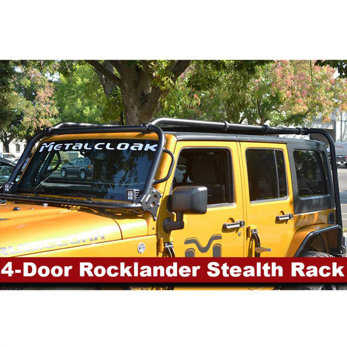 Adventure Rack Systems 4-Door Rocklander Stealth Rack System | JK Wrangler Roof Rack Kit - Modula Racks