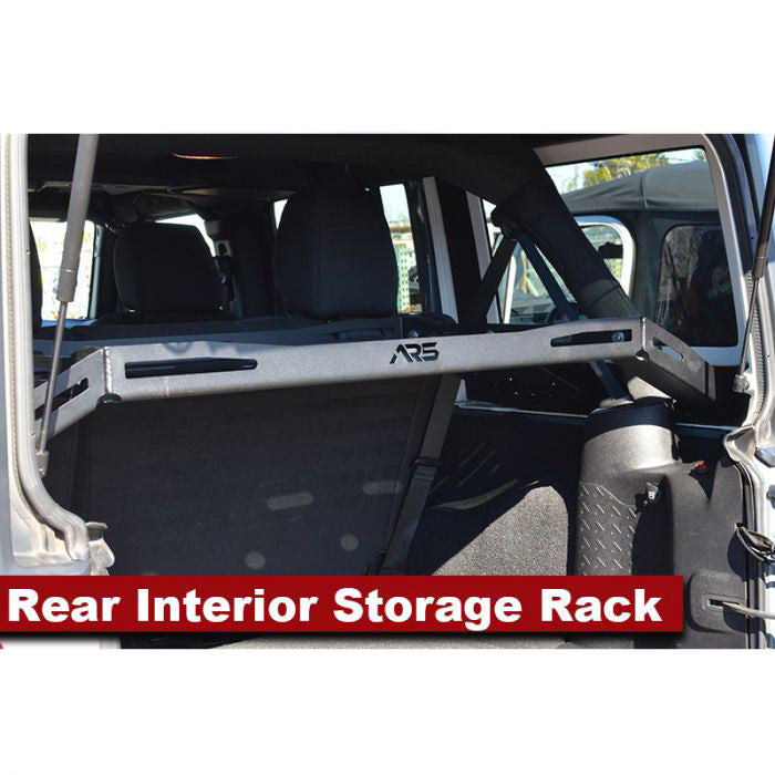 Adventure Rack Systems Elevated Interior Storage Rack System | JK Wrangler Rack Accessory - Modula Racks