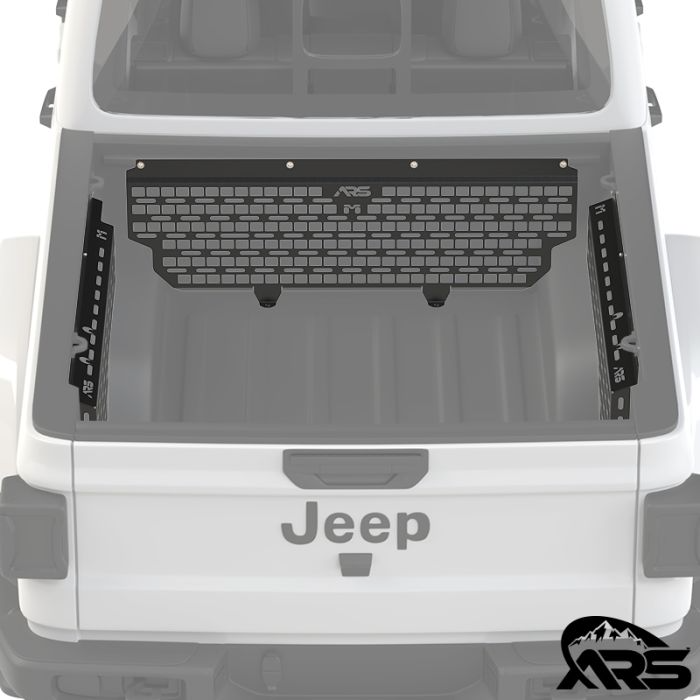 Adventure Rack Systems JT Gladiator Truck Bed Molle Gear Storage Panel, Full System Molle Panel - Modula Racks