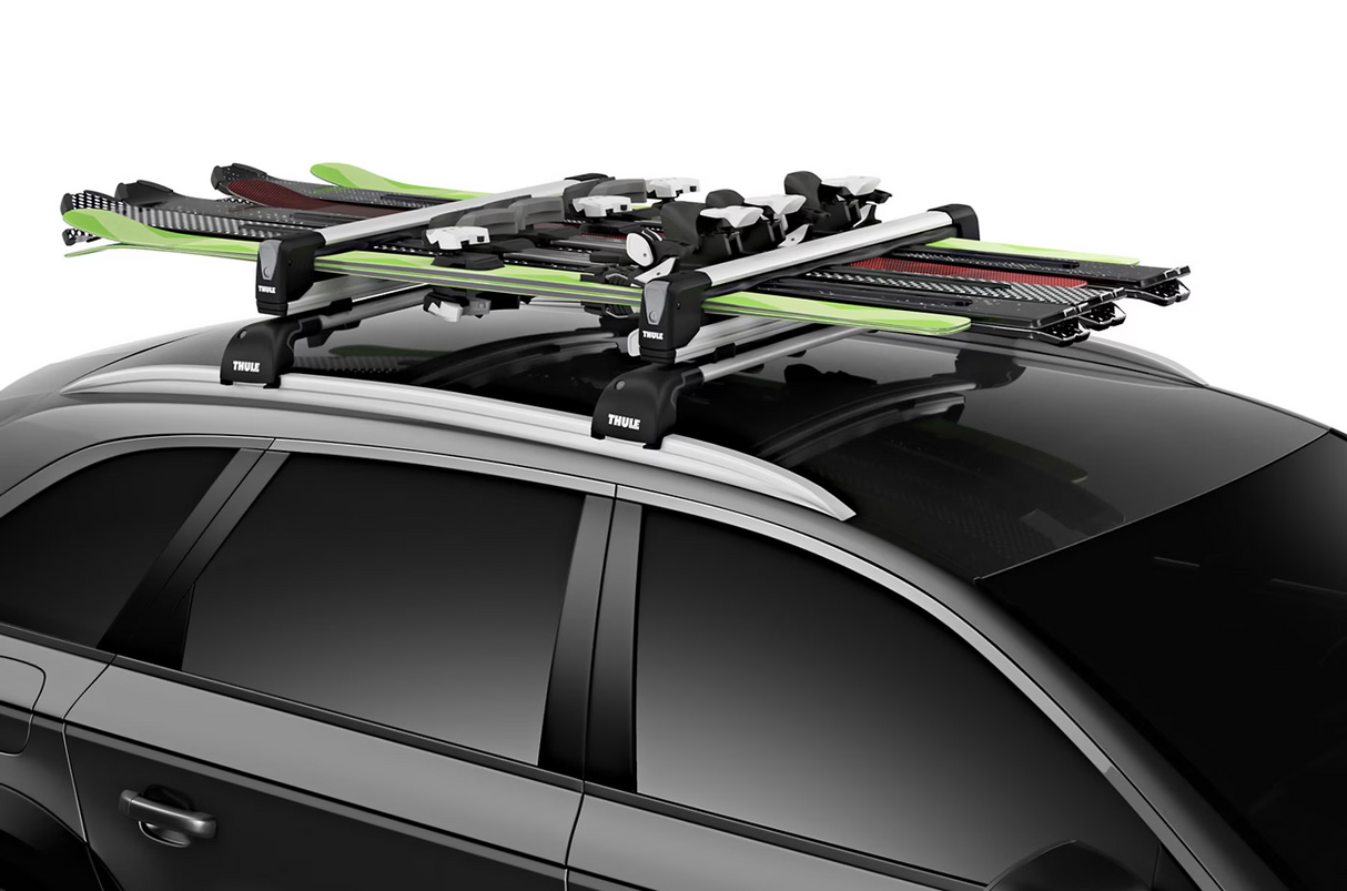 Thule Snowpack Extender (Silver) Clamshell Ski Rack - Modula Racks