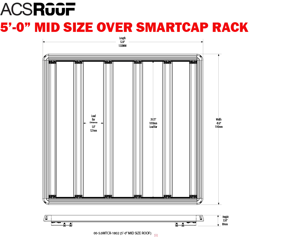 Leitner Designs ACS ROOF | Over Truck Cap Platform | Smartcap 