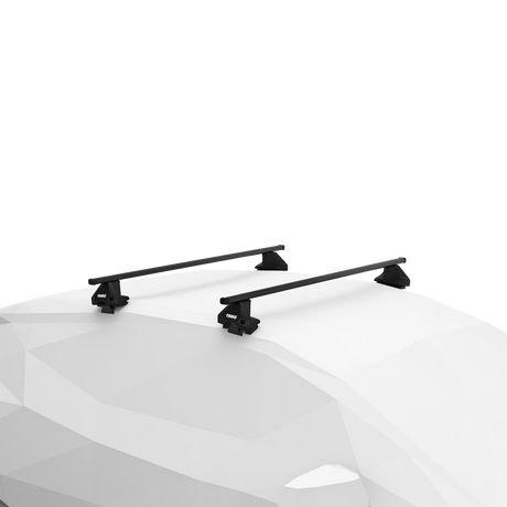 Thule SquareBar Evo Kit for KIA Forte Sedan 4-dr Bare Roof 2014 to 2018 Roof Racks