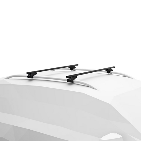 Thule SquareBar Evo Kit for Subaru Forester SUV 5-dr w/ Flush Rails 2003 to 2008 Roof Racks