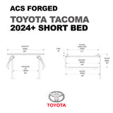 Leitner Designs ACS Forged | 2024+ Toyota Tacoma Short Bed Bed Racks - Modula Racks