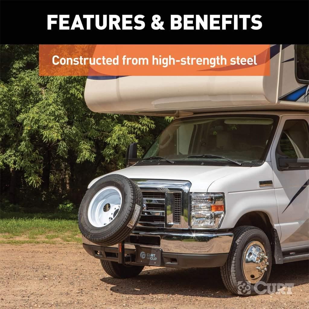 Curt Hitch-Mounted Spare Tire Mount 