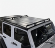 Exposed Racks No Drill Click-In Roof Rack Kit | Jeep Wrangler JK (2dr & 4DR) Hard Top | Black Roof Racks