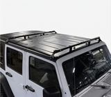 Exposed Racks No Drill Click-In Roof Rack Kit | Jeep Wrangler JK (2dr & 4DR) Hard Top | Black Roof Racks
