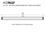 Leitner Designs ACS ROOF Extra Load Bar Kit Rack Accessories - Modula Racks