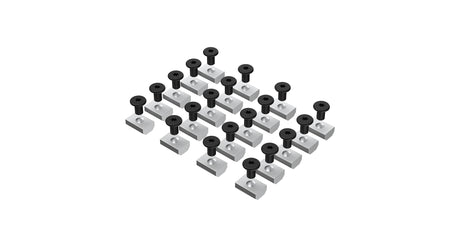 Rhino-Rack Pioneer 6 M6 Screws & Channel Nuts set of 20 Spare Parts