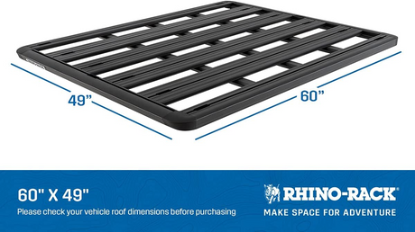 Rhino-Rack Pioneer Platform (60" x 49") Unassembled - 52100F Roof Racks