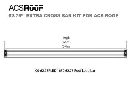 Leitner Designs ACS ROOF Extra Load Bar Kit Rack Accessories - Modula Racks