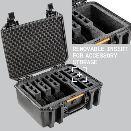 PELICAN V300 Vault Universal 5-Pistol Case Black Cargo Carriers