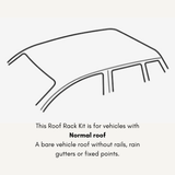 Thule WingBar Edge Kit for Chevrolet Blazer SUV 4-dr Bare Roof 2019 to 2025 Roof Racks