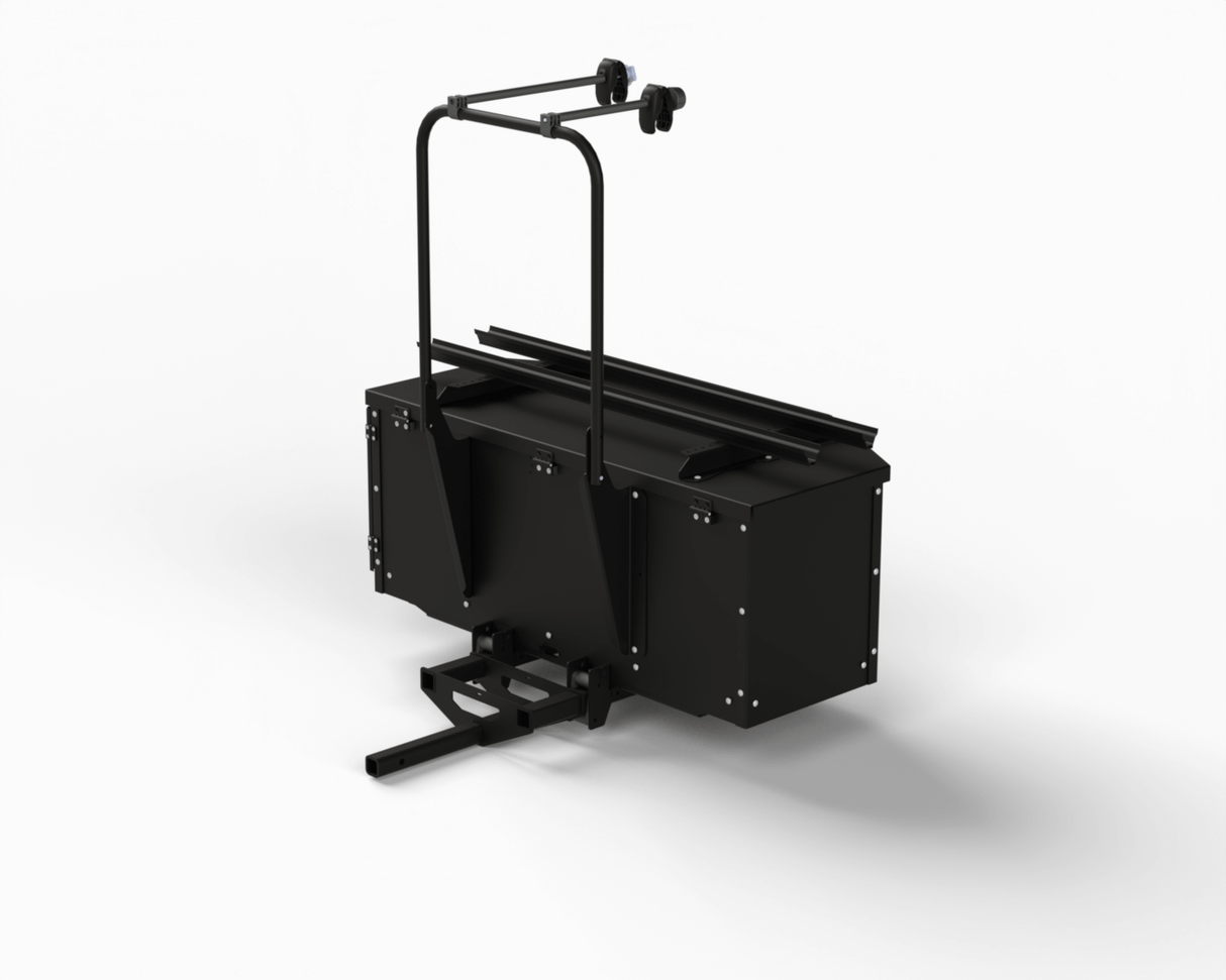 Arvika GoBox - Cargo Box - Slide Out Option Bike Racks