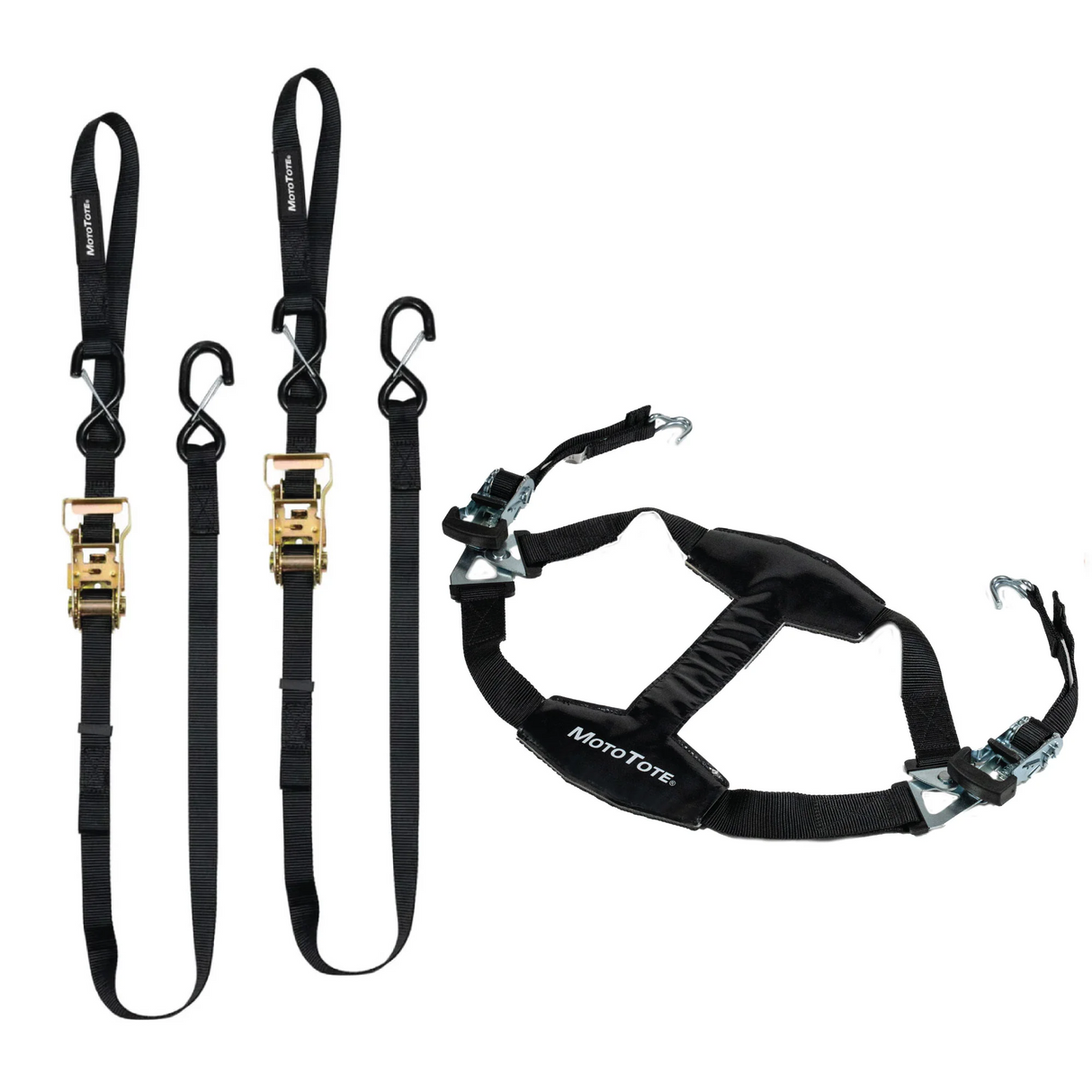 MotoTote Deluxe Tie Down Bundle Bike Rack Accessories - Modula Racks