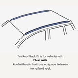 Thule WingBar Evo Kit for KIA Soul Hatchback 5-dr w/ Flush Rails 2020 to 2025 Roof Racks