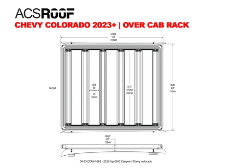 Leitner Designs ACS ROOF | Roof Platform Rack | Chevrolet Colorado | 2023+ Roof Racks