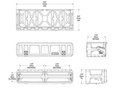 Leitner Designs ACS ROOF GearPod ROOF Rack Accessories - Modula Racks