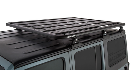 Rhino-Rack Pioneer Platform with Backbone | JEEP Wrangler JK 4dr SUV Hard Top 11 to 18 Roof Racks - Modula Racks