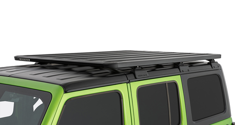 Rhino-Rack Pioneer Platform with Backbone and RCL Legs | JEEP Wrangler JL 4dr Hard Top 18 to 23 Roof Rack Kit - Modula Racks