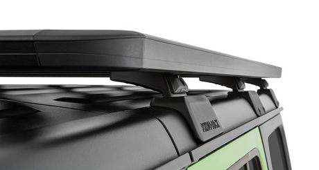 Rhino-Rack Pioneer Platform with Backbone and RCL Legs | JEEP Wrangler JL 4dr Hard Top 18 to 23 Roof Rack Kit - Modula Racks